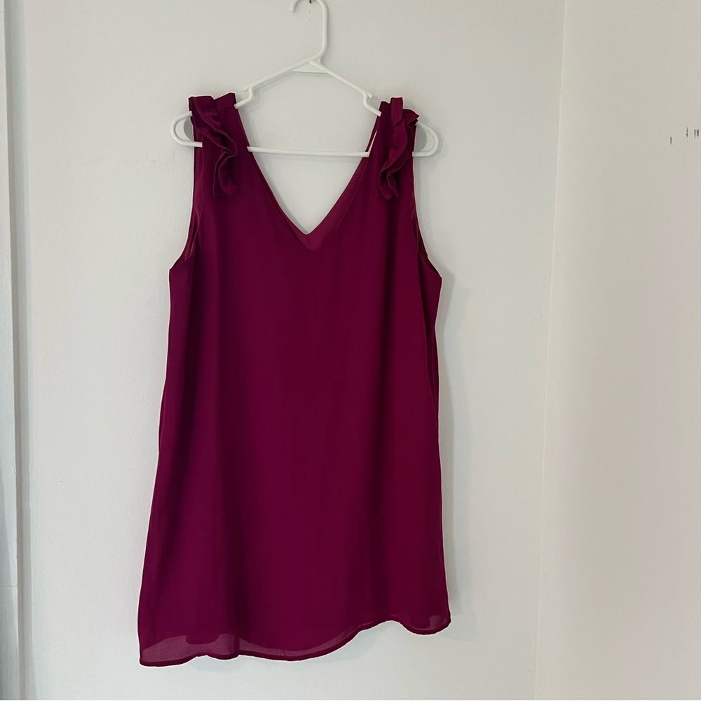Pink Lily Fuchsia Dress Size L